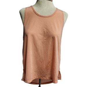 Nike Women Sleeveless Active Tank Top Cami Shirt Size Medium Loose Fit Peach